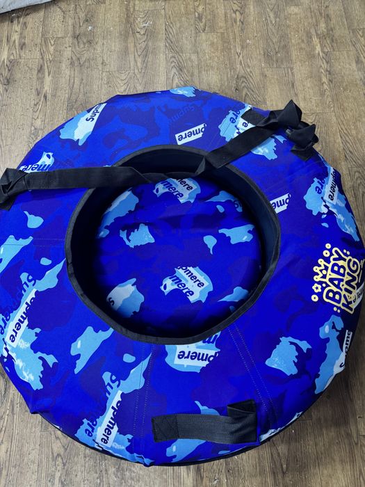 Тюбинг ватрушка пластик