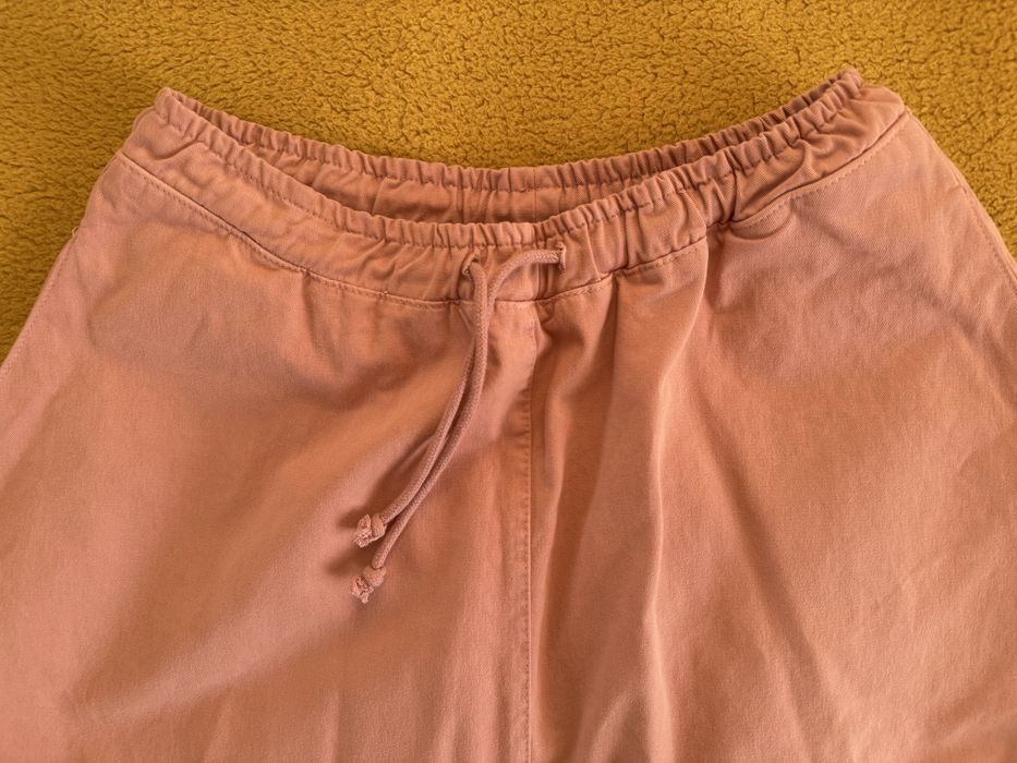 Джинсовая юбка розовая