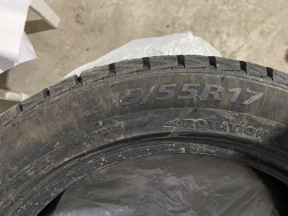 Зимние шины 215/55/17