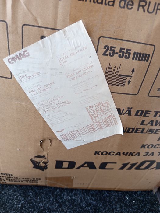 Mașina de tuns gazon Ruris Dac 110 XL