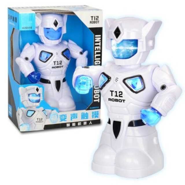Robot inteligent, educativ, efecte sonore si luminoase, rotire 360g