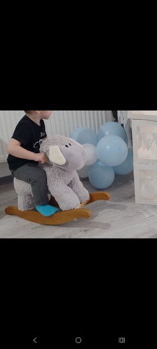 Balansoar lemn oiță cu muzică