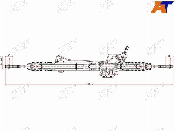 Рейка рулевая Nissan Pathfinder