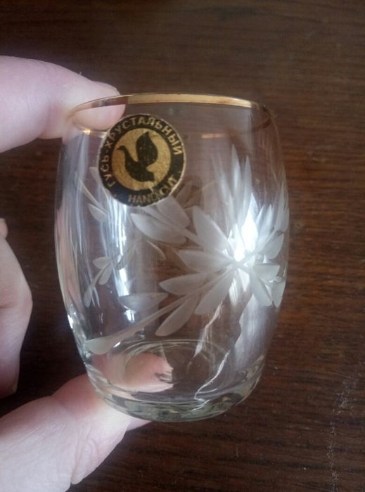 Набор стопочек хрусталь