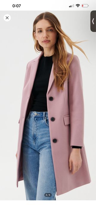 Палто в бебешко розово