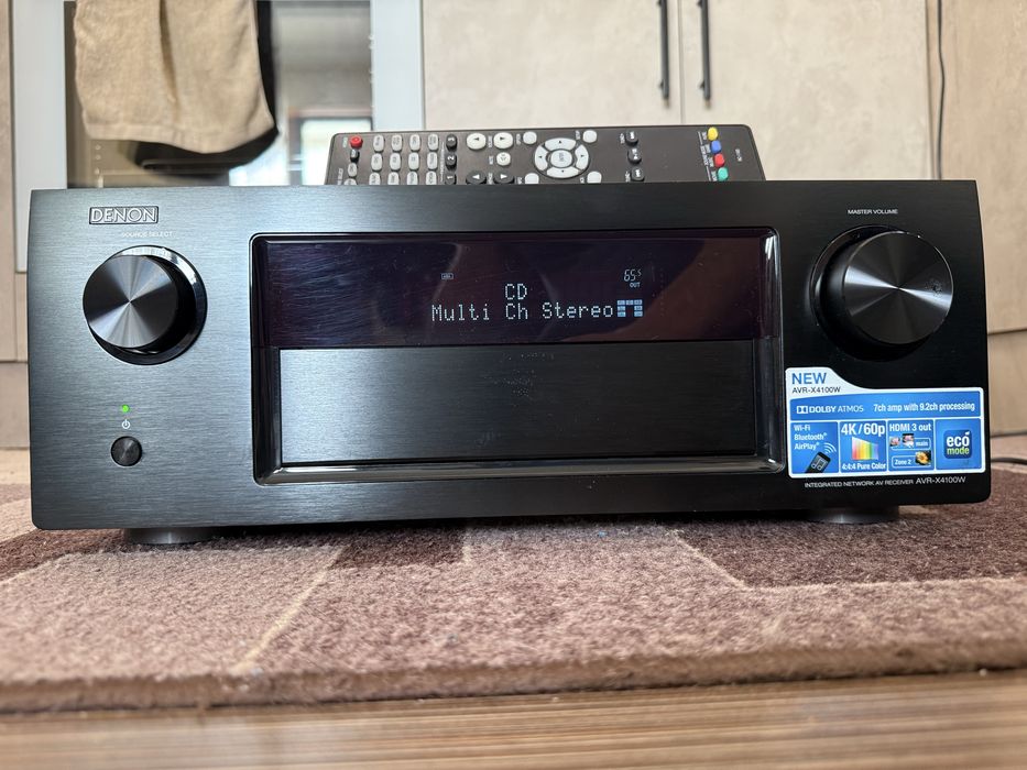 Denon AVR-X4100x Bluetooth Wi Fi Dolby Agmos