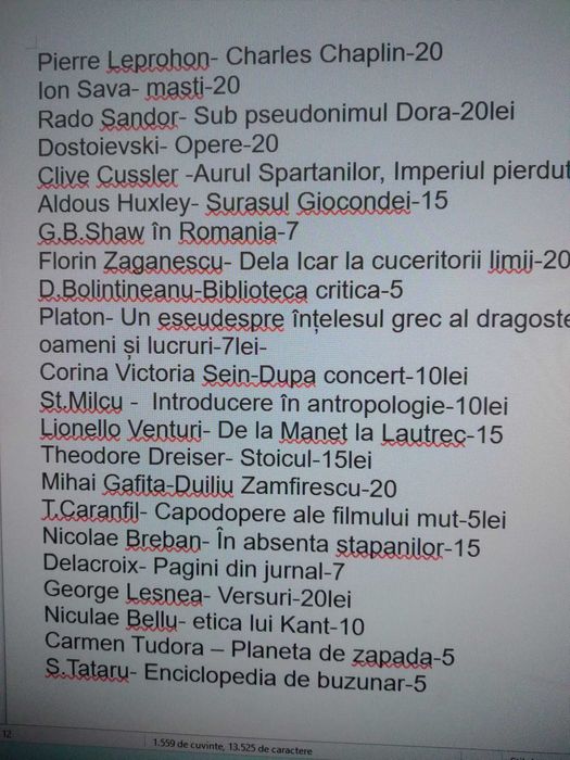 Vand carti convenabil