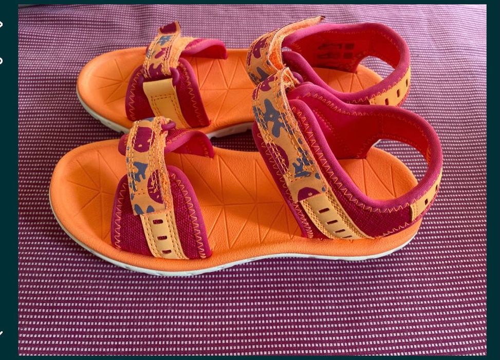 Сини Кожени ботушки Clarks, 22 номер