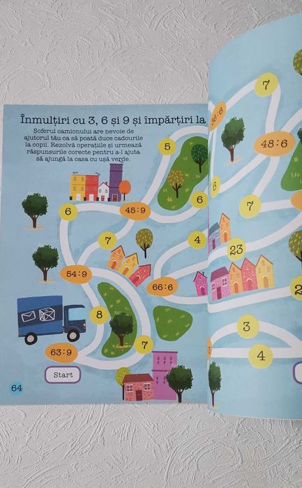 Labirinturi matematice Înmulțiri împărțiri Angelika Scudamore Corint