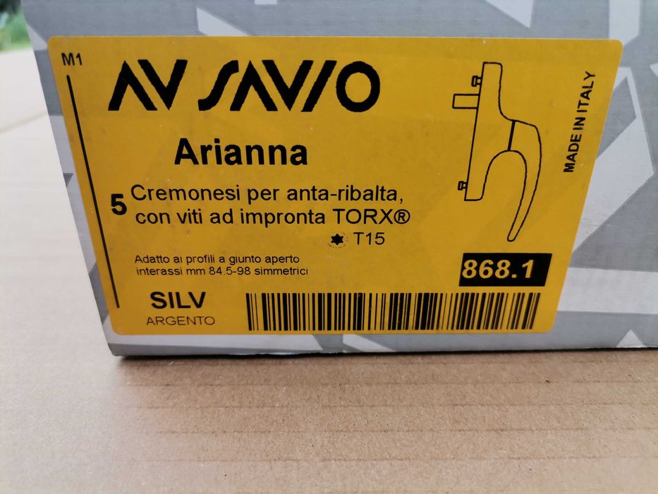Италианска дръжка за алуминиева дограма Arianna