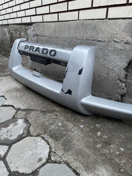 Губа бампера прадо 120