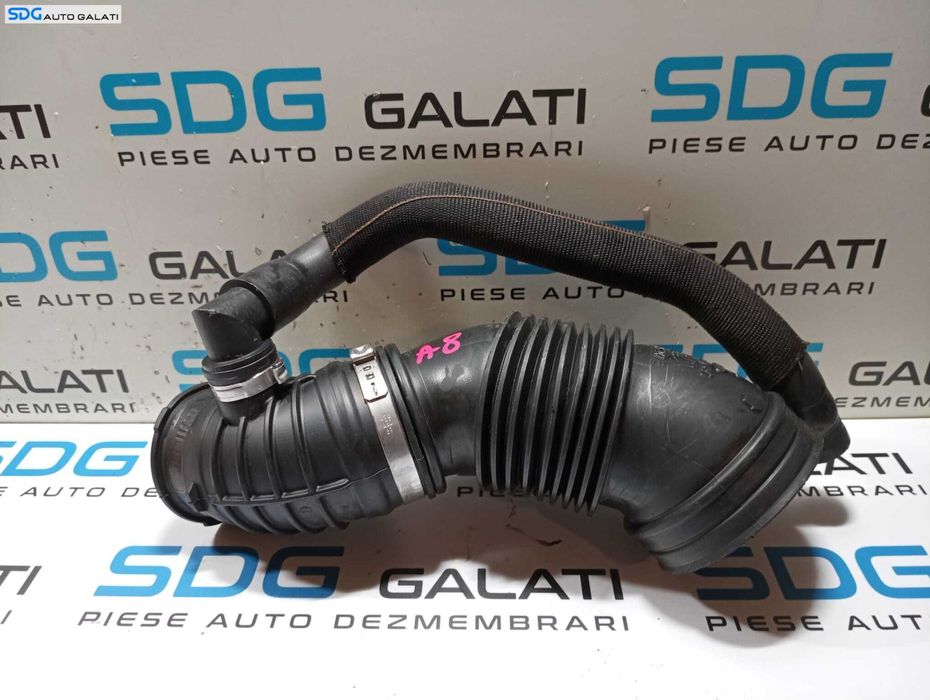 Furtun Conducta Tub Tubulatura Admisie Aer Audi A8 D3 3.0 TDI 2003 - 2010 Cod 4E0145747E 4E0145711 [M6214]