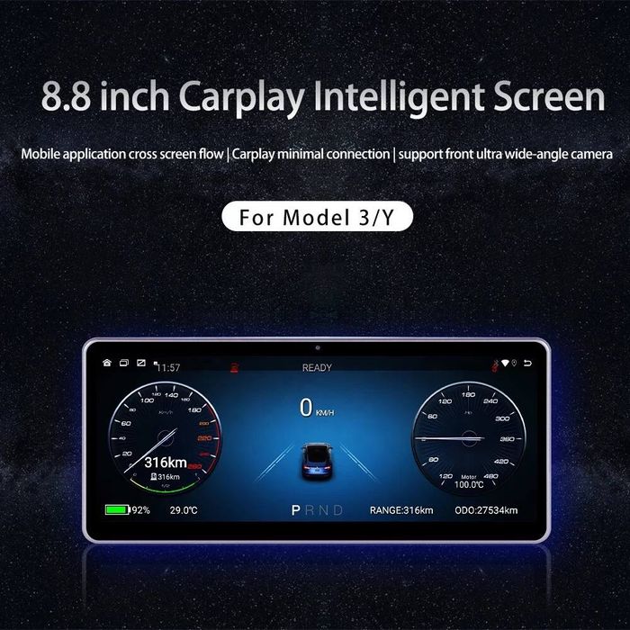 Tesla 3/Y LCD табло . Оригинальные запчасти под заказ.