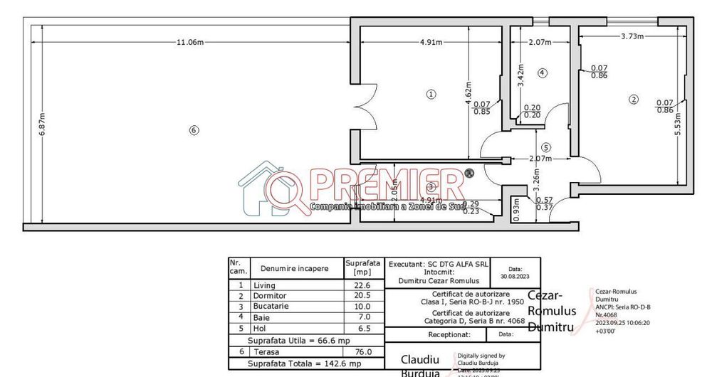 Penthouse spectaculos - Popesti Leordeni apartament 2 camere