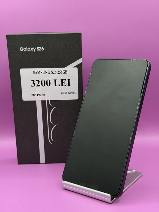 Samsung S26 256GB NOU •Matei Amanet Margeanului•7834