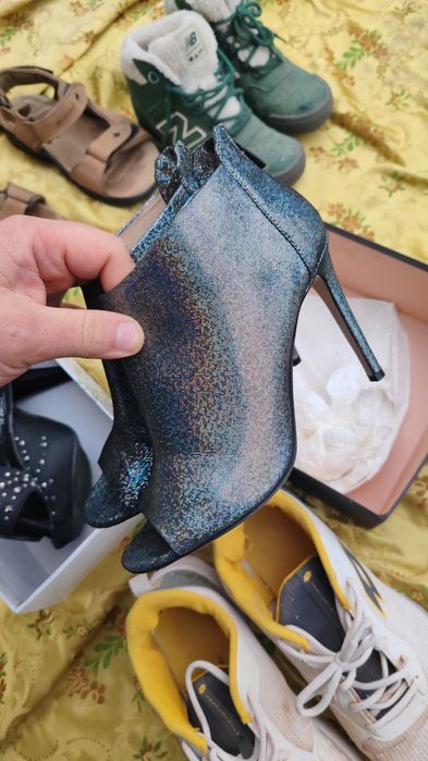 Pantofi sandale musette piele capra