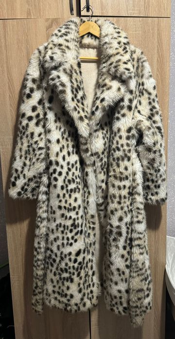 Леопардовая эко-шуба