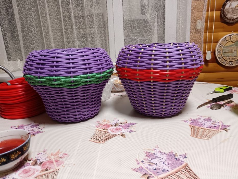 Продам плетенные горшки под цветы