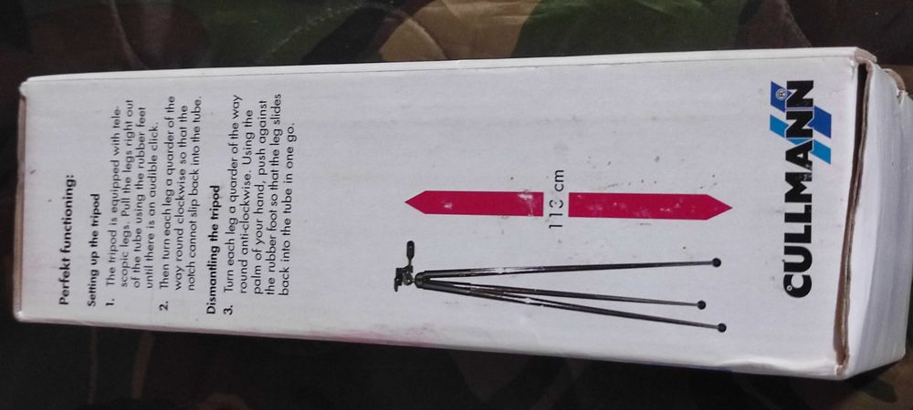 Trepied / tripod / stativ - foto video nou nefolosit  CULMANN 50011- 10 segmente