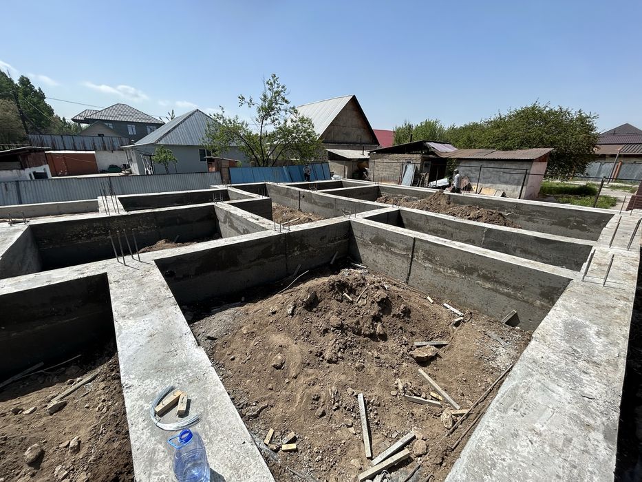 Заливка Фундамент
