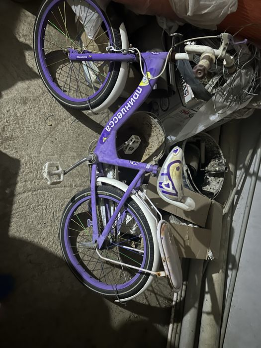 Велосипед детский   Фиолетовый для девочки