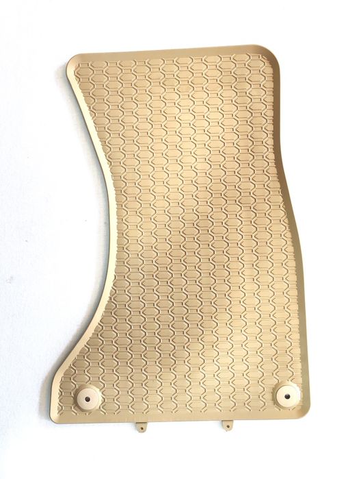 Covorașe cauciuc bej/crem pentru Audi A4 B8 2008-2015