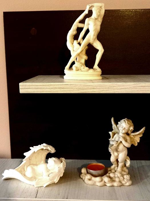 Красиви керамични фигурки, фея, ангелче, захарница - за подарък