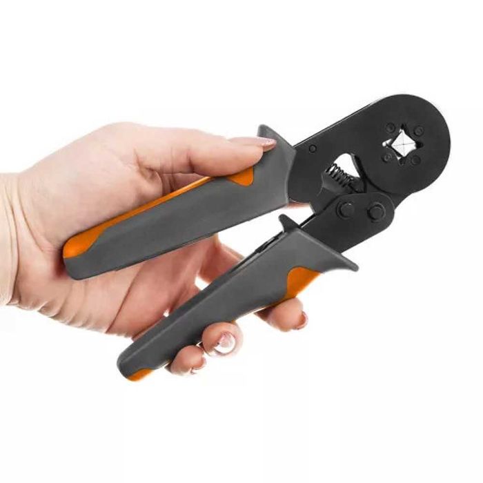 Клещи за кримпване, 180 мм, 0.25-10 кв.мм, BIGSTREN + 500 обувки