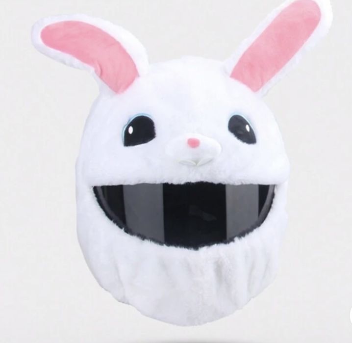 Аксесоари за каска- плюшен калъф и рогца