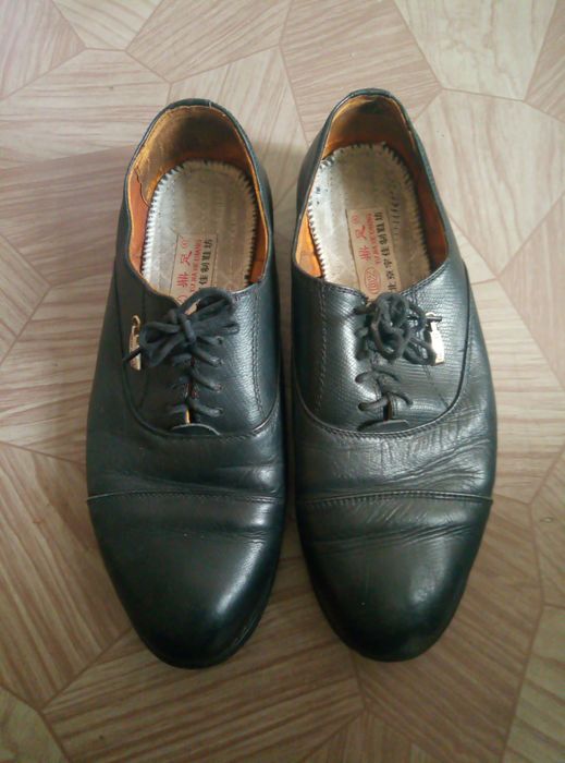 Кожаные мужские туфли. Размер 42