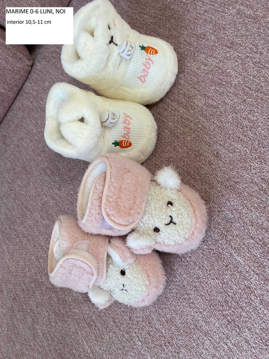 Botosei bebe papuci casa 0-12 luni de toamna iarna noi antiderapant