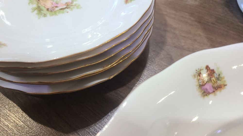 Польский столовый сервиз Пастушка