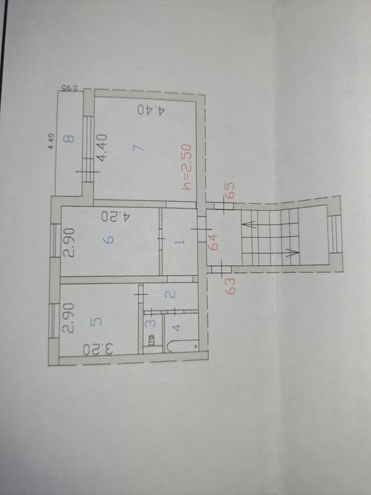 2х комнатная квартира