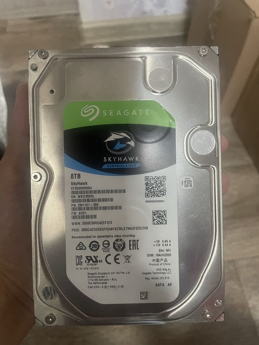 Жесткий диск Seagate skyhawk 8Tb