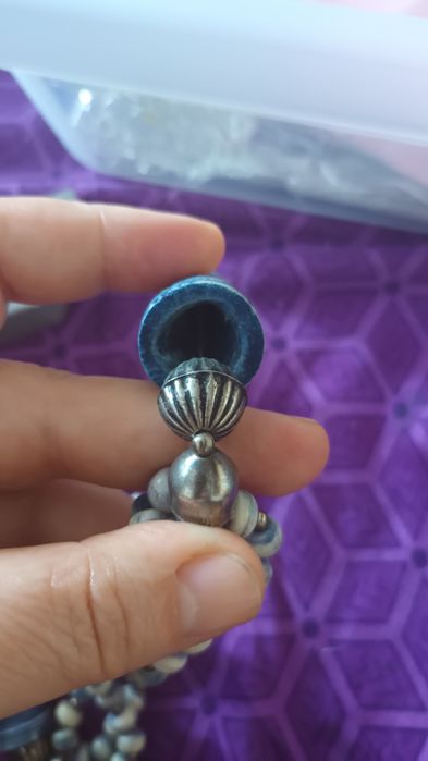 Colier tribal din os sculptat