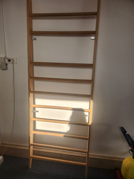 Spalier Gimnastica Berger Ribstole Promo RIB-104, 200 x 73 cm, Fag