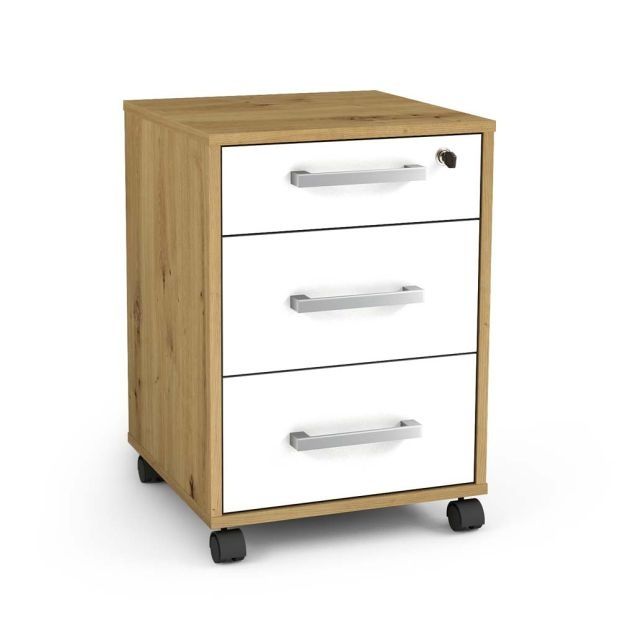 Шкафче с колелца и ключалка