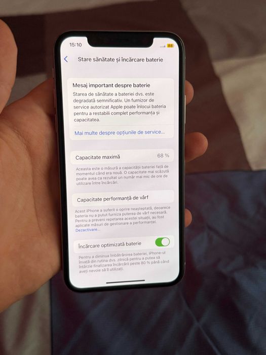 iPhone x silver , 64GB