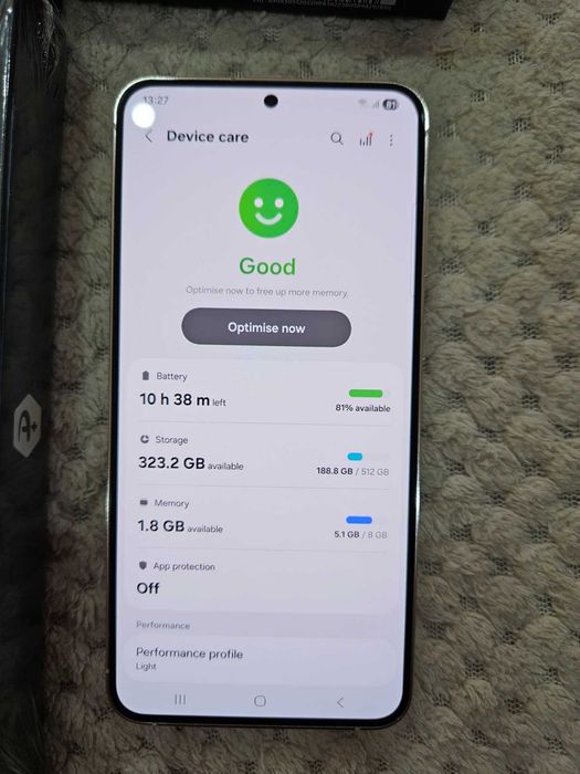 Смартфон Samsung Galaxy S23 Plus, 512GB, 8GB RAM, 5G, Cream + подаръци