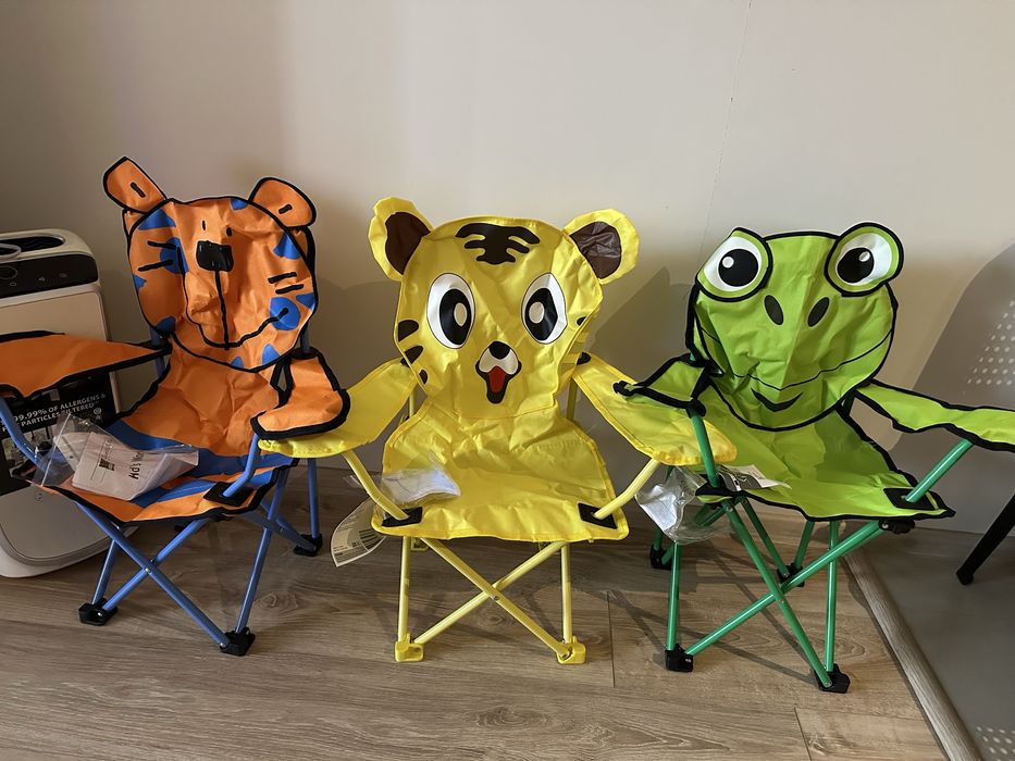 Три нови сгъваеми детски стола