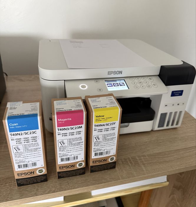 Термо преси Geoknight и принтер EPSON F100 сублимационен гаранционни