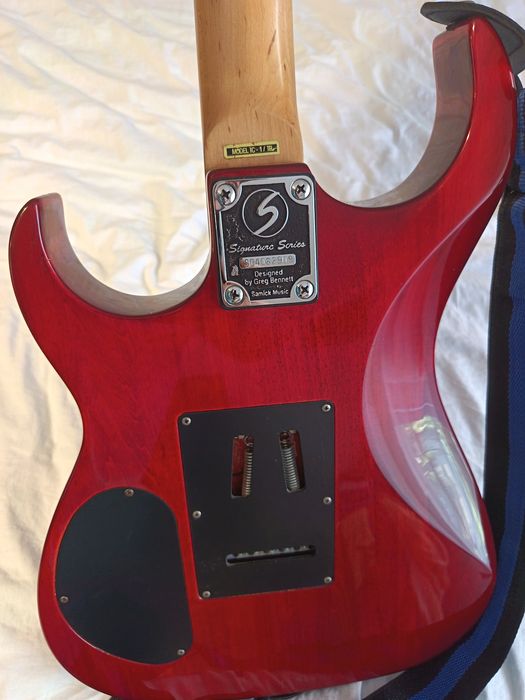 Chitara electrica cu autograf Jaguaru Samick Interceptor Greg Bennett Design