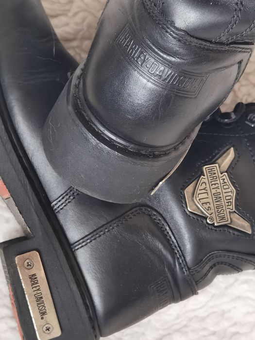 Ghete fete autentice brand Harley-Davidson bocanci baieti piele