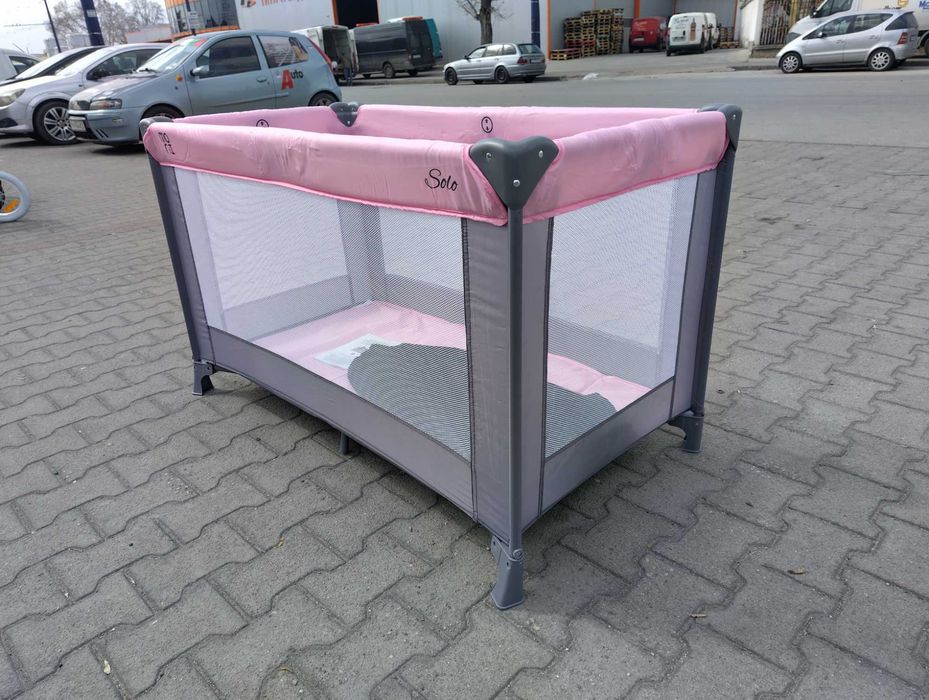 MONI Детска кошара SOLO розов