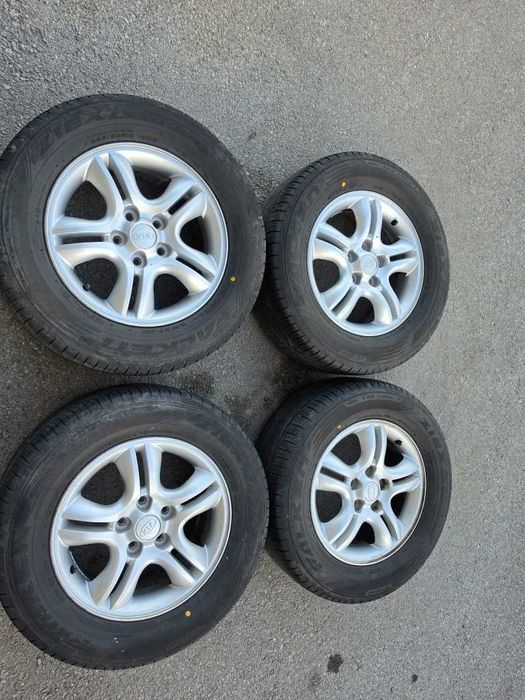 4 бр. Летни гуми 235/60 R16 с алуминиеви джанти 5x114.3 Kia Toyota Hyundai Honda