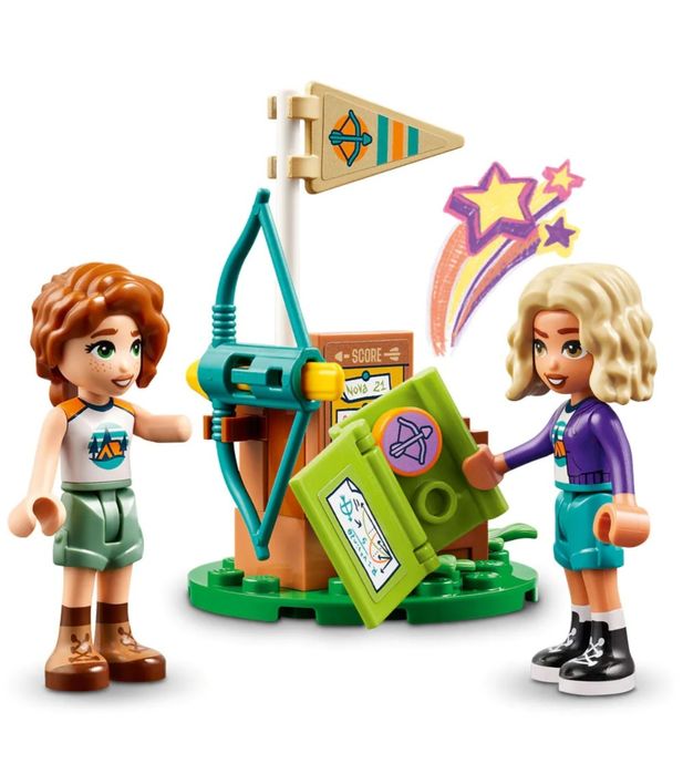 LEGO® Friends 42622 - Лагер за приключения - място за стрелба с лък