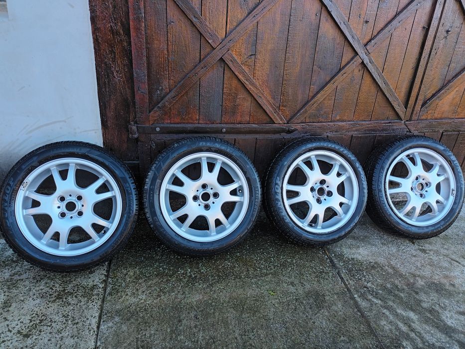 Genti aliaj + cauciucuri iarna Dunlop 175/60 R16