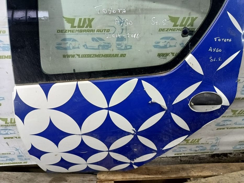Usa portiera stanga spate Toyota Aygo 2 [2014 - 2020]
