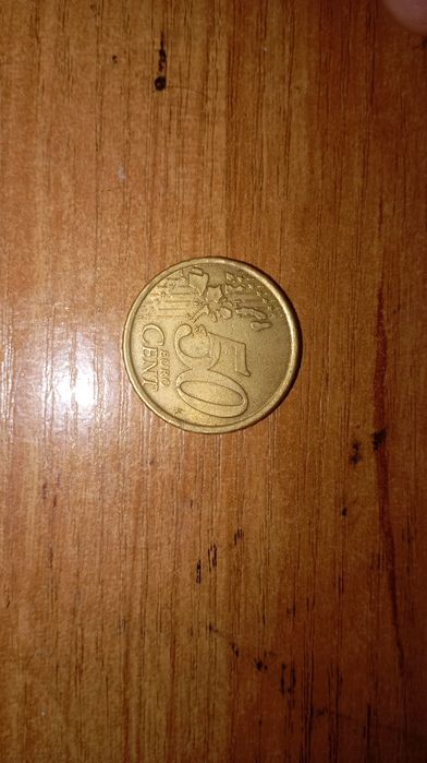 Монета 50 euro cent espana 1999