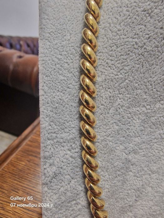 100е/гр.Дамски синджир Made in Italy - Заложна къща Бургас Галерия 65